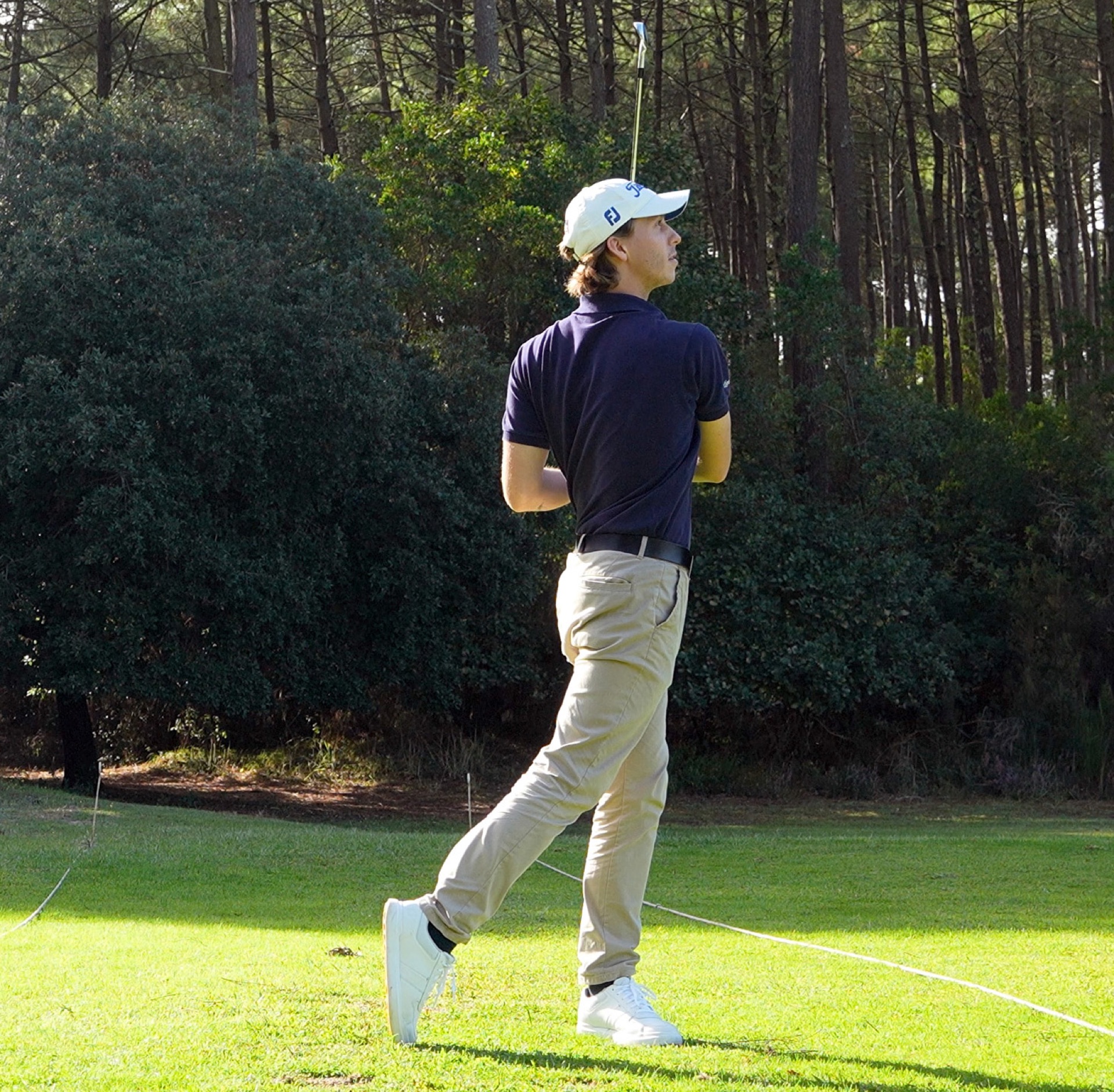 Julien Uranga sur un parcours