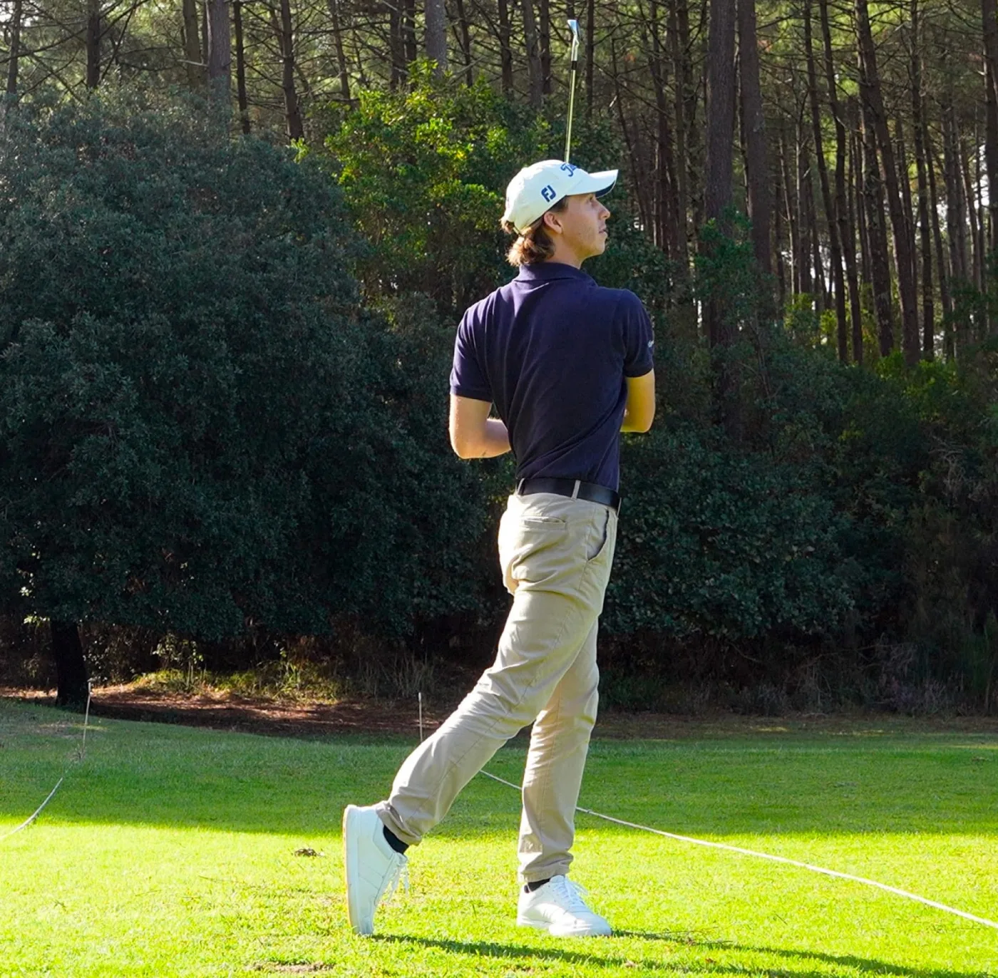 Julien Uranga sur un parcours